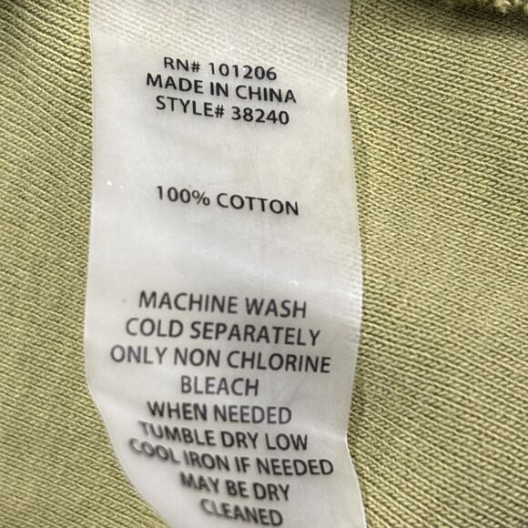 Soft Surroundings Women Northport Jacket PXL Olive Green Snap Front Lagenlook - Picture 5 of 11